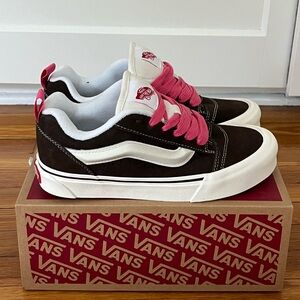 Vans Knu Skool brown and pink